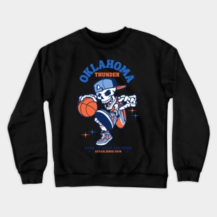 okc thunder basketball Crewneck Sweatshirt